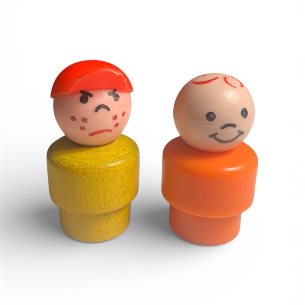 2 Vintage Fisher-Price Little People